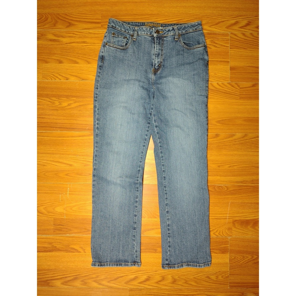 Vintage St. Johns Bay Women's Straight Fit Jeans Size 10 Medium Wash